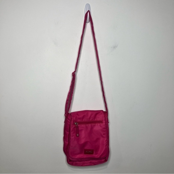 Totto Telga handbag crossbody bag hot pink small size - Picture 2 of 9